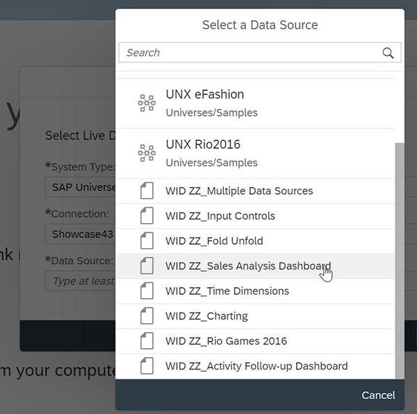 Select Data Source